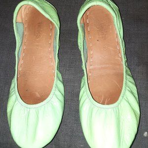 Tieks Patent Mint Green Size 10